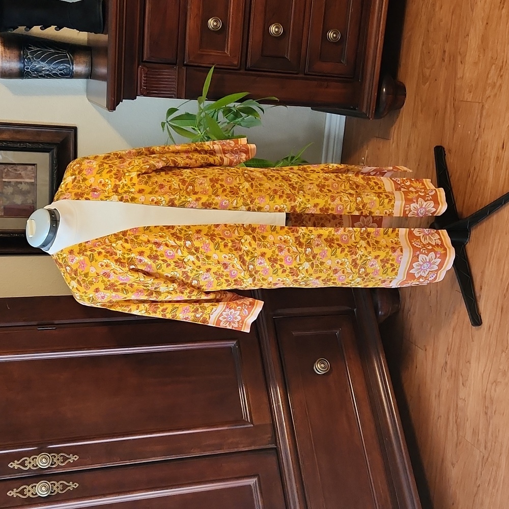 Loft Kimono duster in fall colors XS